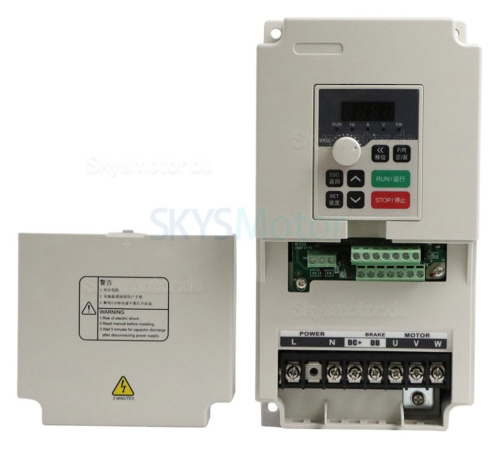 5PS 3,7kW Frequenzumrichter Spindelantriebe H100-3.7S2/H100-3.7T4 220V/380V